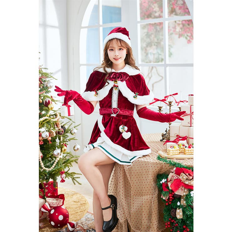 クリスマスベルケープサンタ