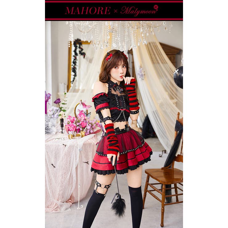 姫宮まほれコラボ】ラブレッドロックバンパイア《ハロウィンコスプレ7