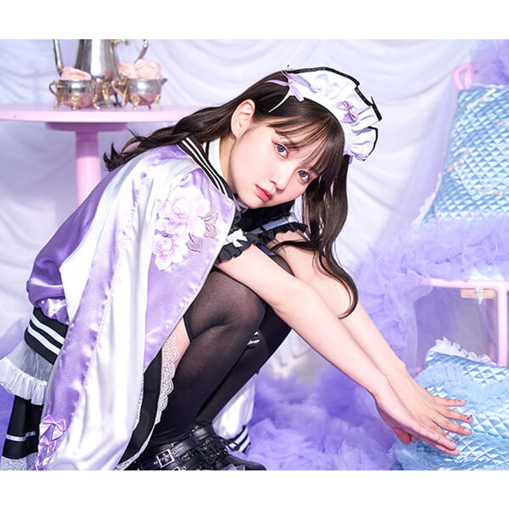 モノトーンガーリースカジャンメイド[品番：MYMT0000775]｜Malymoon （マリームーン  ）のレディースファッション通販｜SHOPLIST（ショップリスト）