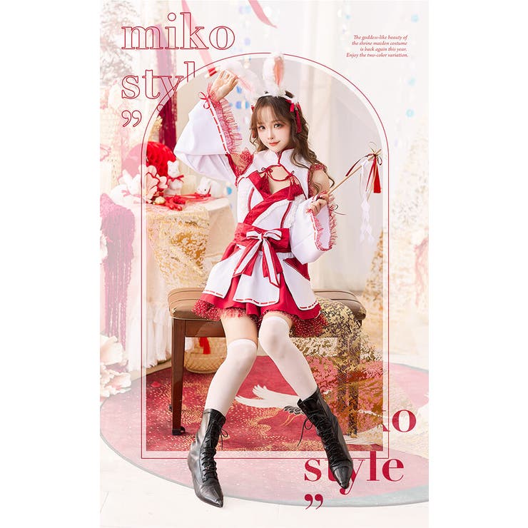 ポルカドットドーリー巫女バニー[品番：MYMT0000805]｜Malymoon （マリームーン  ）のレディースファッション通販｜SHOPLIST（ショップリスト）