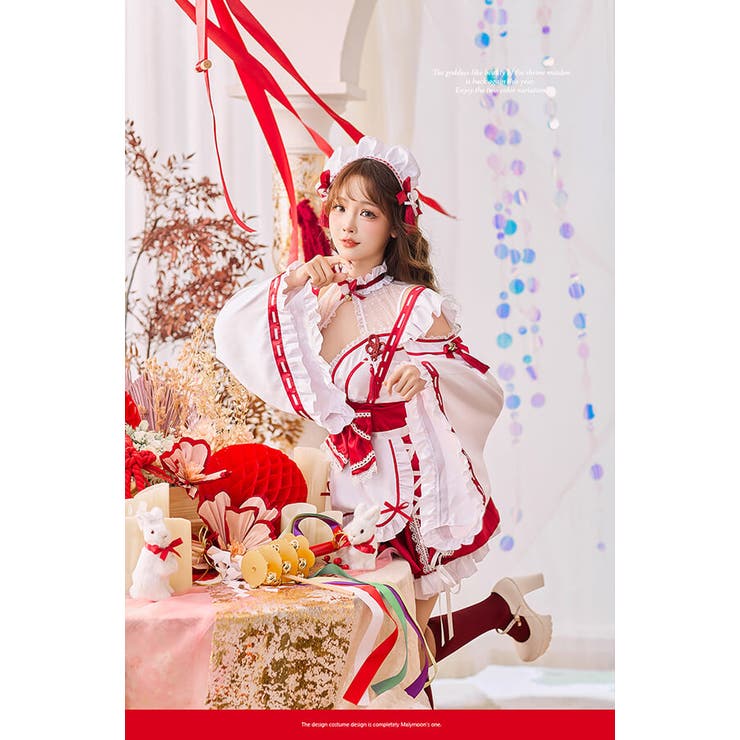スイートシアードット巫女メイド[品番：MYMT0000803]｜Malymoon