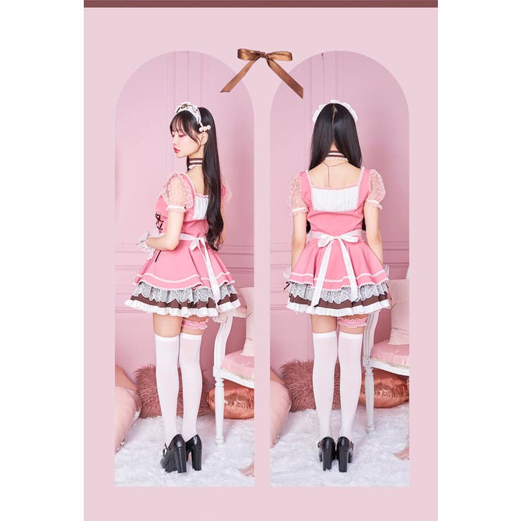 パリコレクション ミルクパールストロベリーハートメイド[品番：MYMT0000838 コスプレ衣装