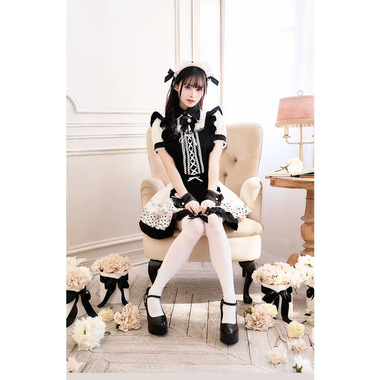 今話題のアイテムを ノワールベルメイド[品番：MYMT0000846]｜Malymoon （マリー コスプレ衣装