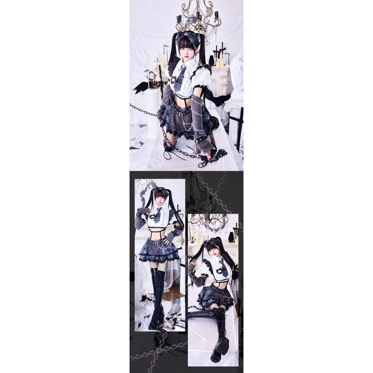 ガーリーチェックパンククラッシュメイド ガーリーチェックパンククラッシュメイド[品番：MYMT0000905