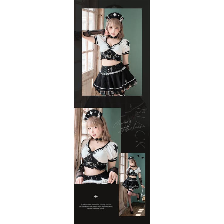 クロスチェーンデビルナース《ハロウィンコスプレ12点セット》【Malymoon … | Malymoon  | 詳細画像3 