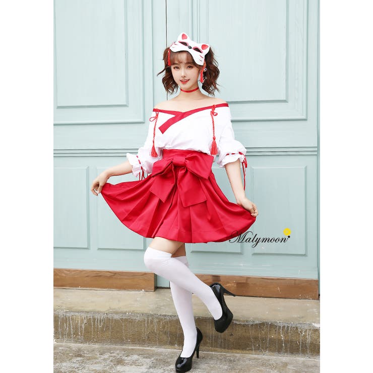 神社の巫女コスチューム 欠品無し Malymoon コスプレ 小柄