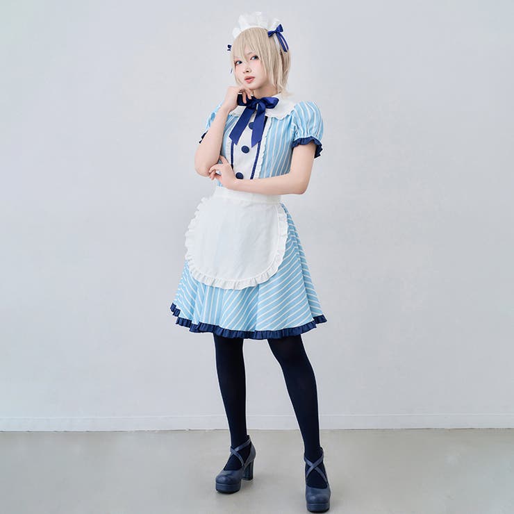 即日発送】【ハロウィン】小悪魔メイド【Malymoon/マリームーン】 【コスプレ9点セット】[HC02]【フリーサイズ/1カラー】[HC02] -  キャバドレス専門店 sugar (シュガー)