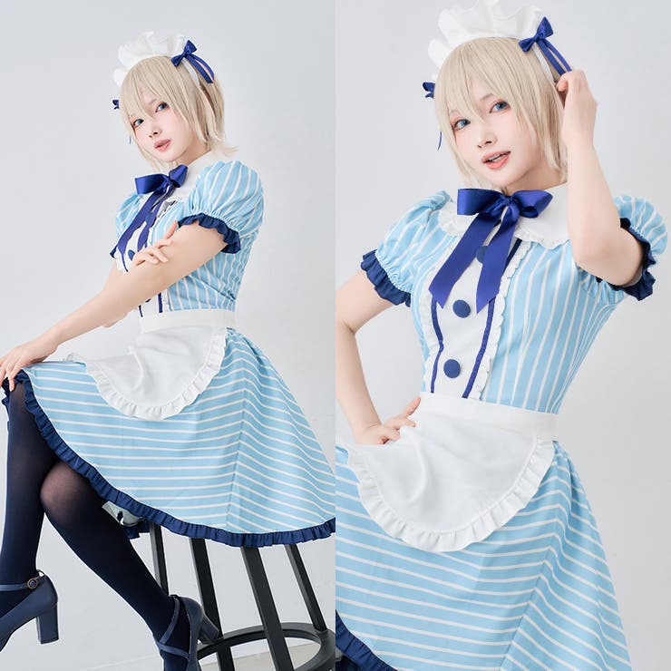 Amazon.co.jp: [Malymoon] メイド メイド服 コスプレ衣装