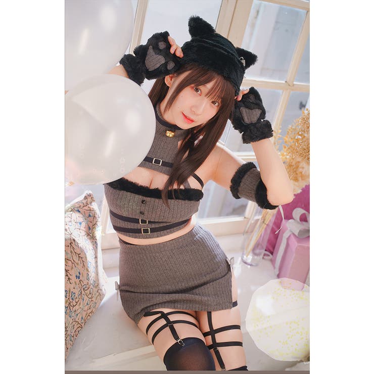 ニットハーネスキャット[品番：MYMT0000369]｜Malymoon （マリームーン