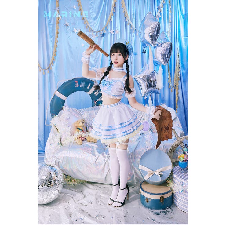 アイドルマリンコスチューム《ハロウィンコスプレ8点セット