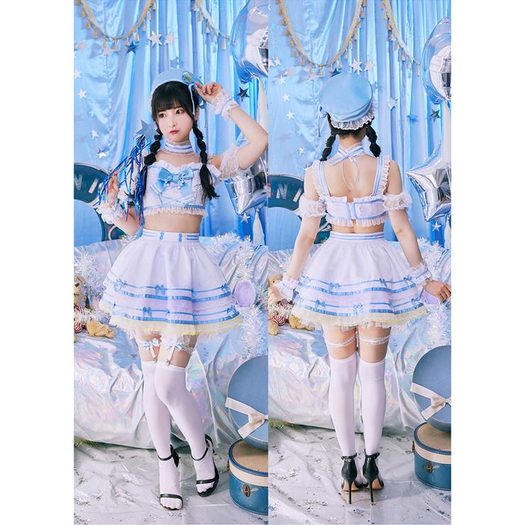 アイドルマリンコスチューム《ハロウィンコスプレ8点セット