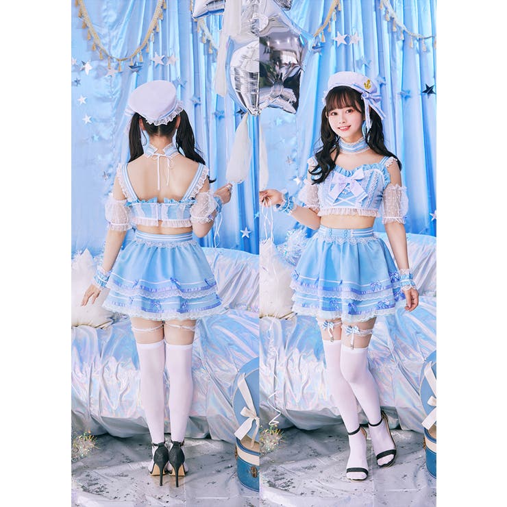 マリームーン malymoon コスプレ マリンコスチューム 即日発送】マリンセーラーコスチューム《ハロウィンコスプレ5点