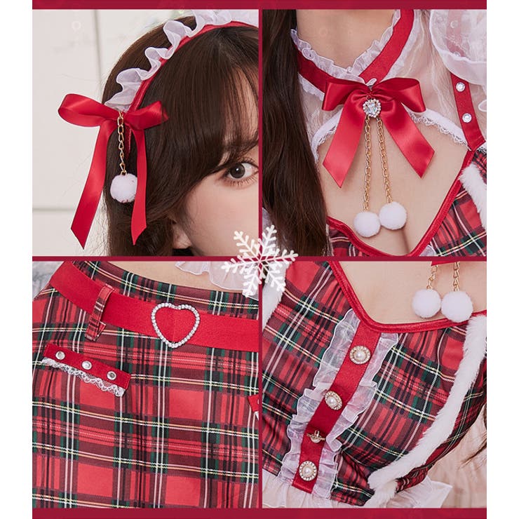 ハートバックルアイドルサンタ[品番：MYMT0000566]｜Malymoon （マリームーン  ）のレディースファッション通販｜SHOPLIST（ショップリスト）