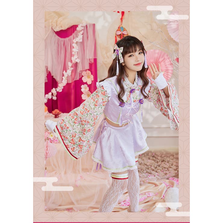 即日発送】ひな祭りサクラヴェールドレス《オリジナルコスプレ8