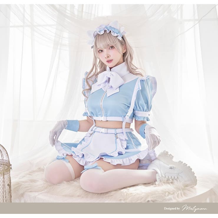 天使界隈 エアリーキャットセパレートメイド《ハロウィンコスプレ10点