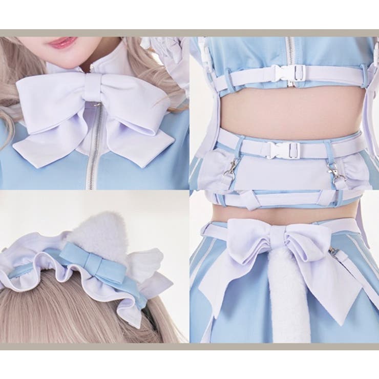 【新品未使用】Malymoon 天使界隈..エアリーキャットセパレートメイド