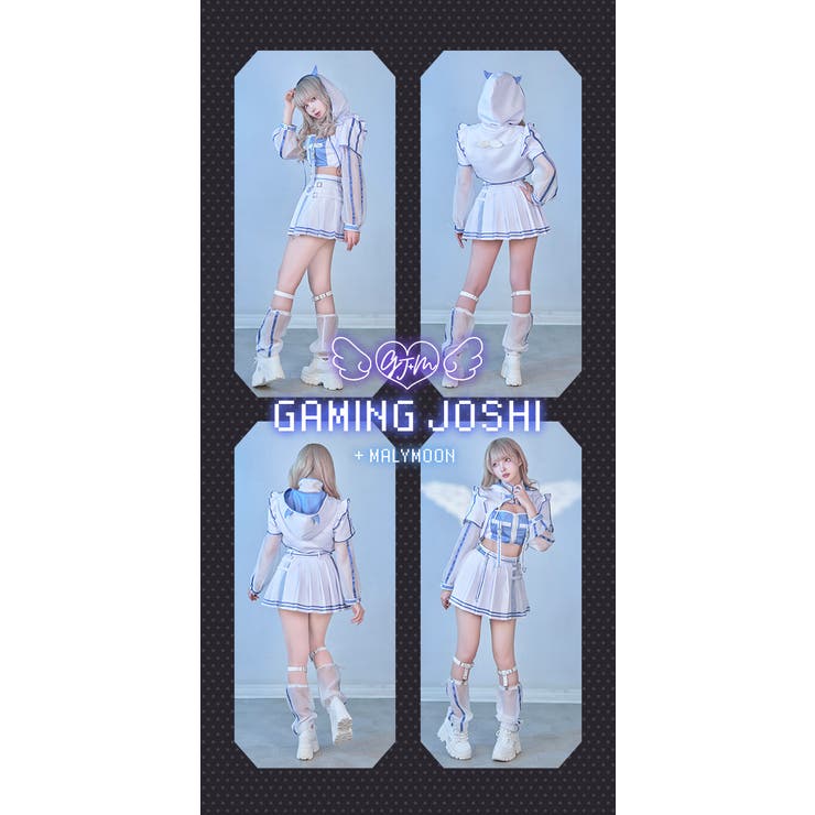 Amazon.co.jp: [Malymoon] コスプレ 天使界隈 ゲーミング デビル 新色 ブラック スポーティー ジャージ セットアップ 地雷系  サブカル 衣装 仮装 マリームーン 6点セット 9940-2 (ブラック×パープル) : ファッション