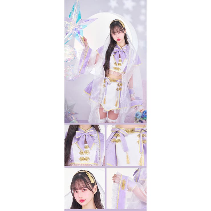 シャーベットムーン七夕織姫セットアップドレス[品番