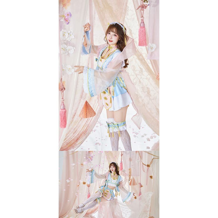 キャンディシアー七夕織姫セットアップドレス[品番：MYMT0000643