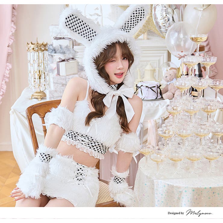 テディバニーギンガムファーセットアップ 《ハロウィンコスプレ9点セット》【Mal… | Malymoon  | 詳細画像2 