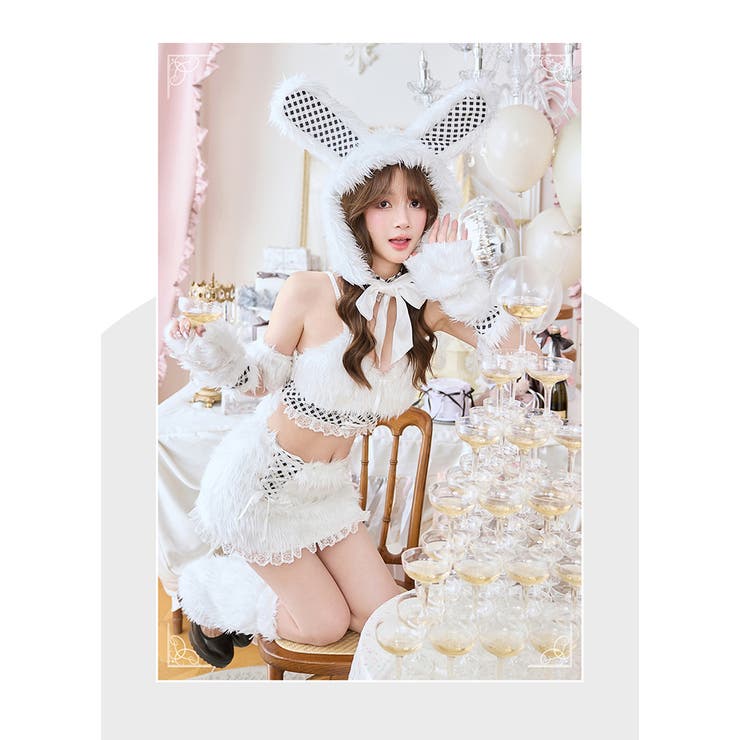 テディバニーギンガムファーセットアップ 《ハロウィンコスプレ9点セット》【Mal… | Malymoon  | 詳細画像7 