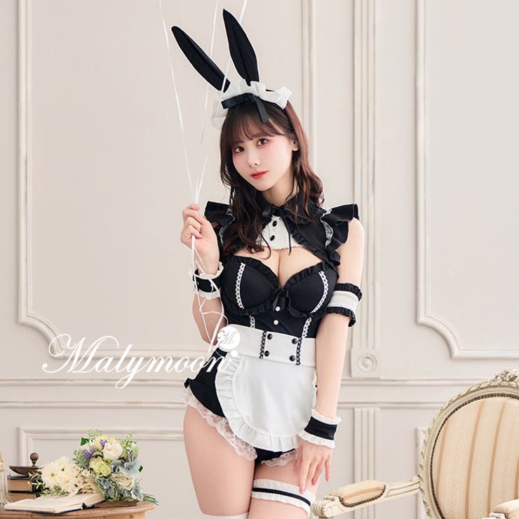 マリームーン/ロココノワールレザーメイド/コスプレ/メイド服 即日発送】ロココノワールレザーメイド2TYPE《オリジナル