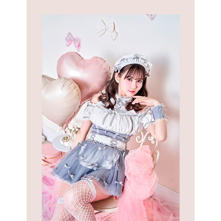 リボンブーケメイド《オリジナルコスプレ4点セット》【Malymoon マリームー… | Malymoon  | 詳細画像4 