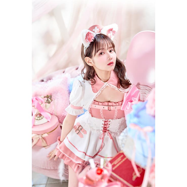 Malymoon ジェラートキャットナース　ピンク Malymoon/マリームーン】ジェラートキャットナース ピンク