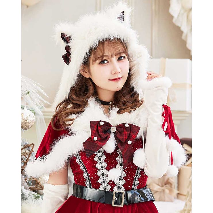 ポンポンファーキャットサンタ帽 | Malymoon  | 詳細画像3 