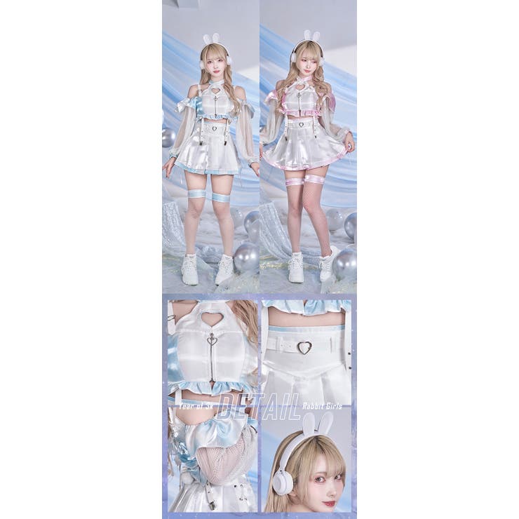 即日発送】Y3KメタリックシアーAIモデリングバニー《オリジナル