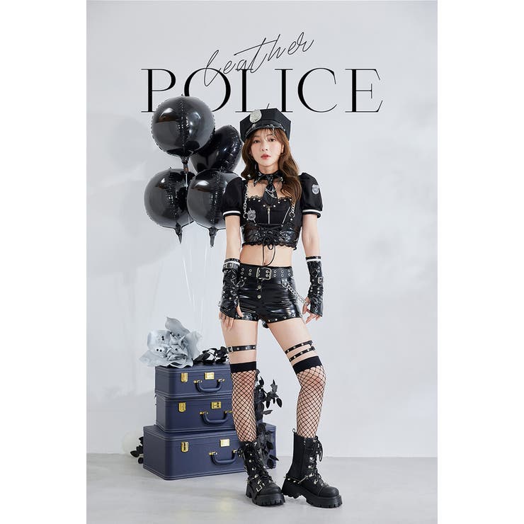 美品 即日発送 Malymoonマリームーン シークレットポリス 即日発送】シークレットポリス《ハロウィンコスプレ11点セット