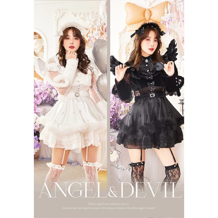 ミスティフェザードレス[品番：MYMT0001010]｜Malymoon （マリームーン