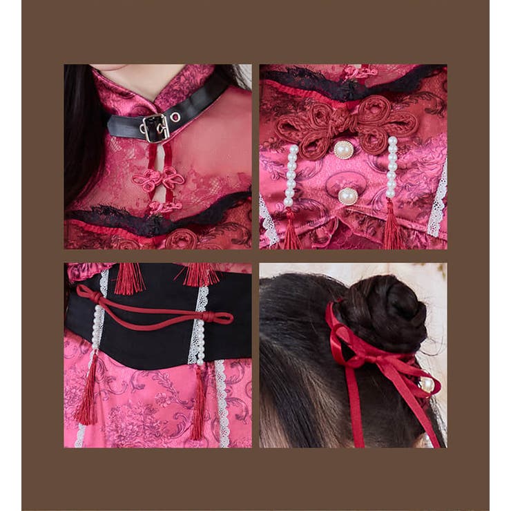 【中村里砂着用】レースミストチャイナ《ハロウィンコスプレ6点セット》【Malym… | Malymoon  | 詳細画像12 