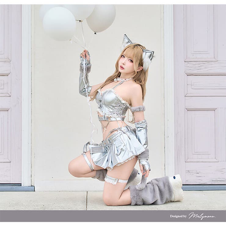 メタルクロスボンテージキャット[品番：MYMT0001031]｜Malymoon