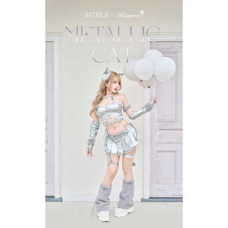 メタルクロスボンテージキャット[品番：MYMT0001031]｜Malymoon