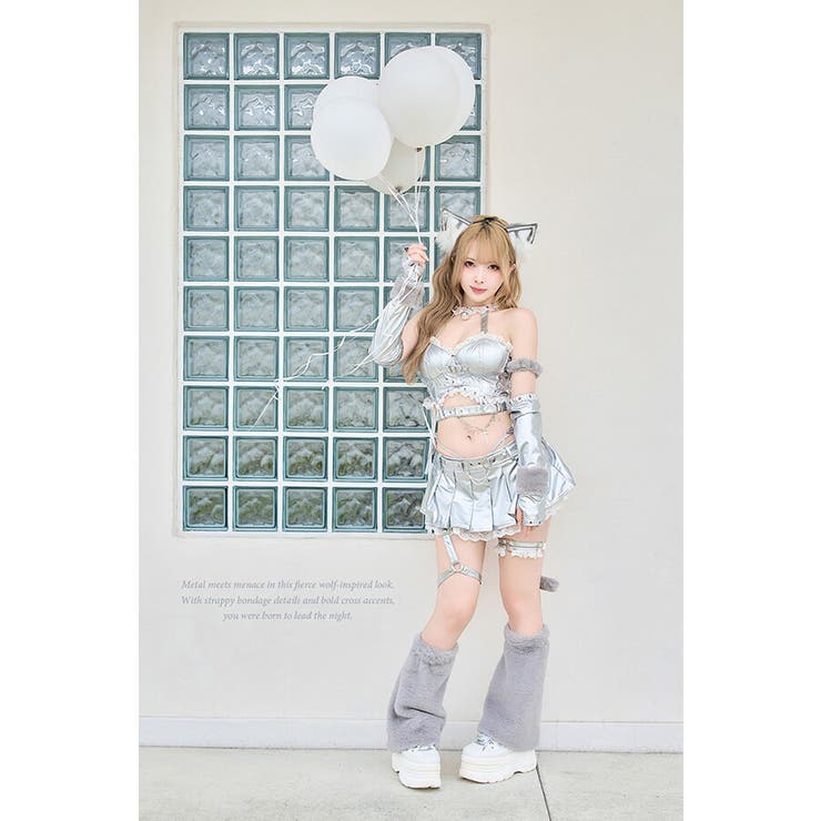 メタルクロスボンテージキャット[品番：MYMT0001031]｜Malymoon