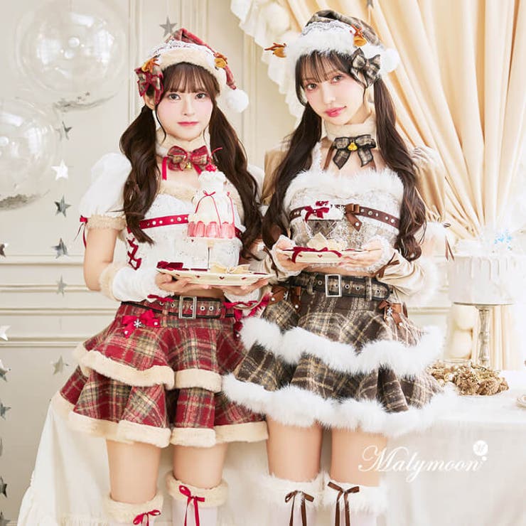 フレンチチェックノエルトナカイ フレンチチェックノエルトナカイ[品番：MYMT0001092]｜Malymoon