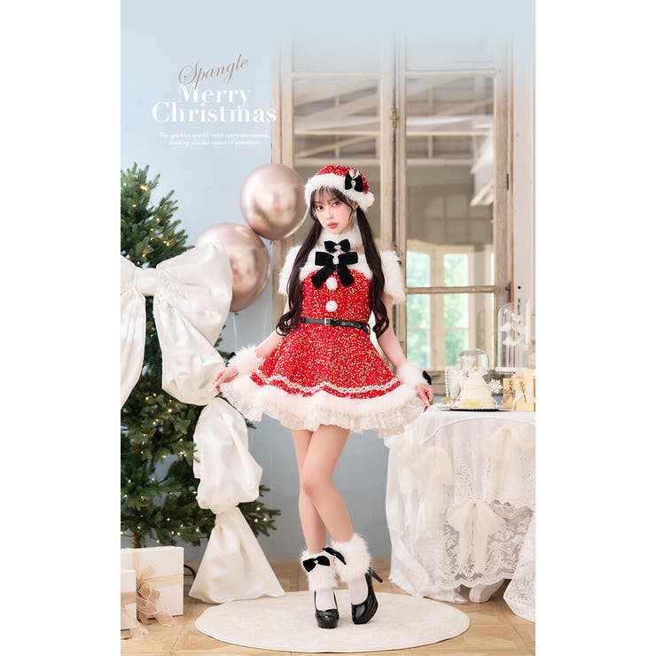 レッド | スパークリージュエルリボンサンタ | Malymoon 