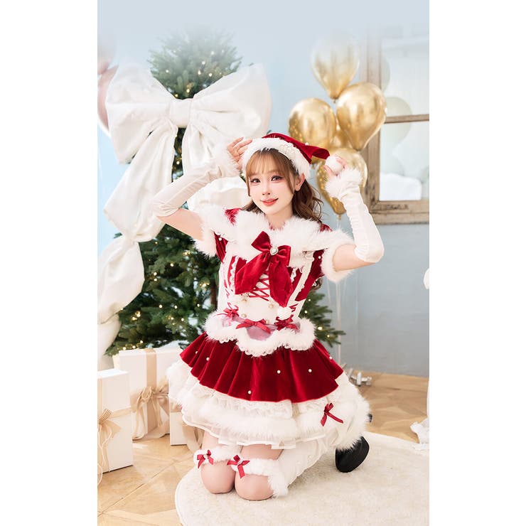 ベルベットフルールパールサンタ[品番：MYMT0001111]｜Malymoon