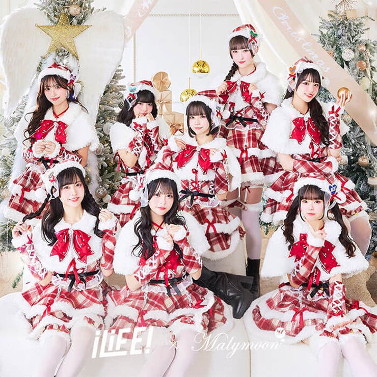 メロウチェックアイドルサンタ[品番：MYMT0001119]｜Malymoon （マリー