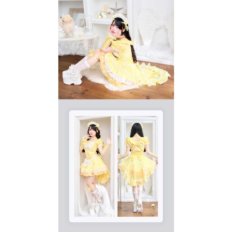 Mumei着用-魔法少女-トゥインクルシフォンキャンディメイド　マリームーン 即日発送】【Mumei着用】-魔法少女-トゥインクルシフォンキャンディ