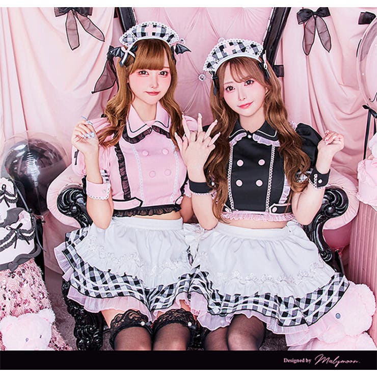 【舞々悪魔×Malymoon】チェックフリルラブミーデビルナース《ハロウィンコス… | Malymoon  | 詳細画像2 