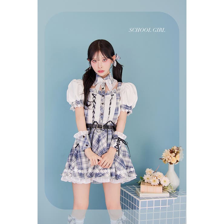 グレー | フルールラインドーリースクールガール《ハロウィンコスプレ9点セット》【Malym… | Malymoon 