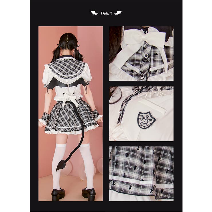 デビルチャームフリルセーラー《ハロウィンコスプレ9点セット》【Malymoon … | Malymoon  | 詳細画像6 