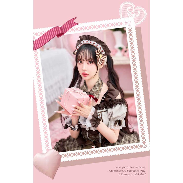 【中村里砂着用】ショコラモカミルフィーメイド《バレンタインコスプレ10点セット》… | Malymoon  | 詳細画像4 