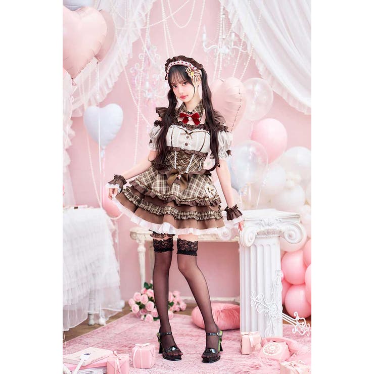 ブラウン | 【中村里砂着用】ショコラモカミルフィーメイド《バレンタインコスプレ10点セット》… | Malymoon 