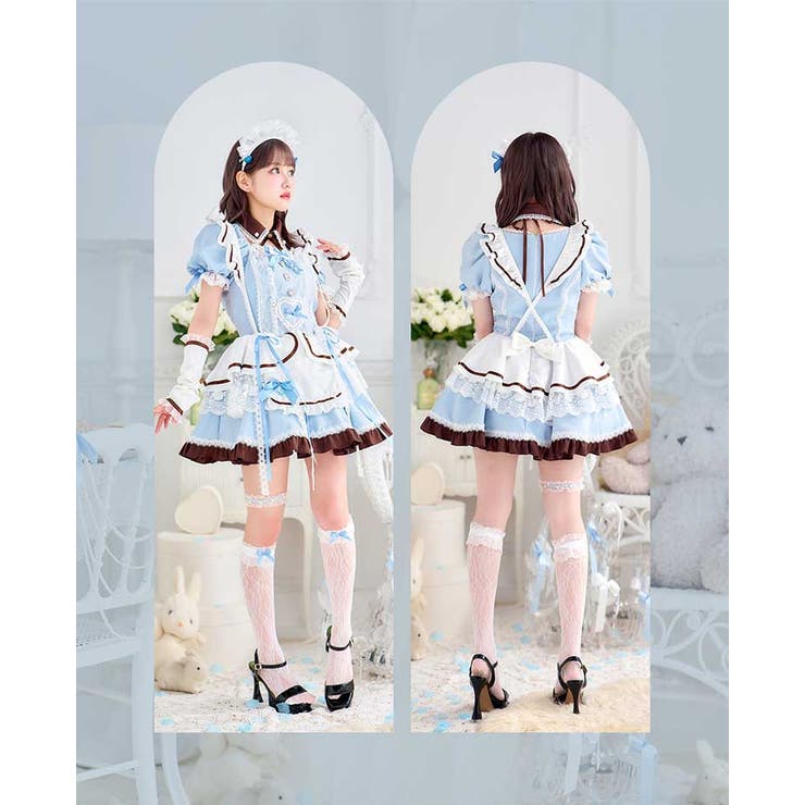 【佐藤ノア着用】ブーケリボンジュエルブルーメイド《ホワイトデーコスプレ11点セッ… | Malymoon  | 詳細画像6 