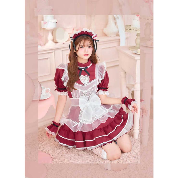 バレンタインハートホワイトチュールメイド | Malymoon  | 詳細画像6 