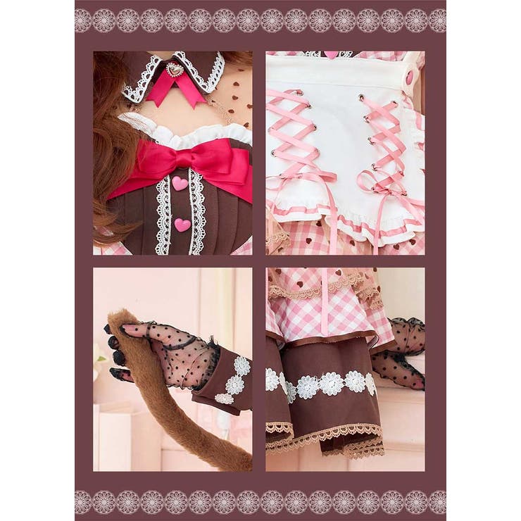 景井ひな着用】ラブハートブラウニーキャットメイド《バレンタイン
