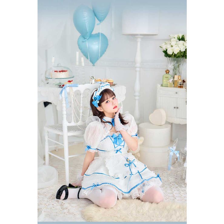 【佐藤ノア着用】シアーレースホワイトデーメイド《ホワイトデーコスプレ12点セット… | Malymoon  | 詳細画像7 